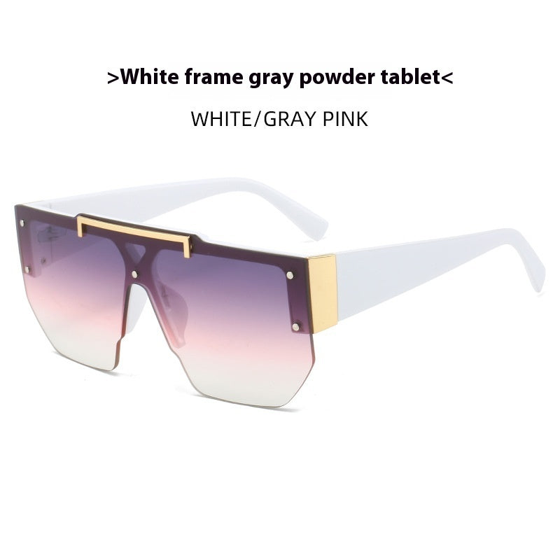 European And American Fashion Large Rim Sunglasses Cycling