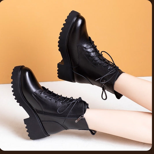 Women's Thick-soled Fluffy Snow Boots