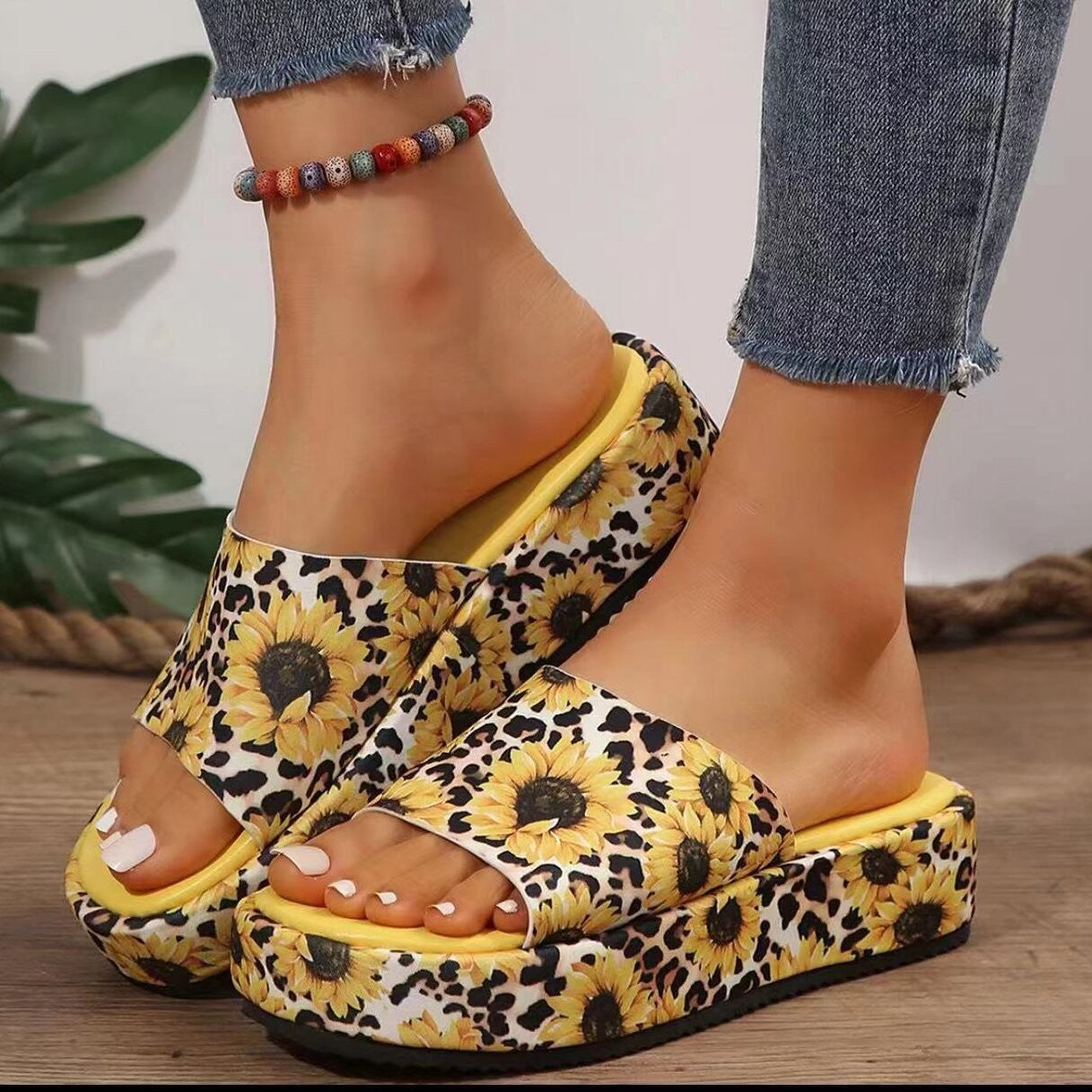 Plus Size Slippers Women's Outer Wear