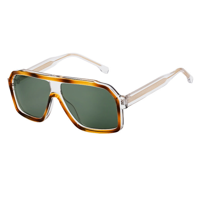 European And American Fashion Square Sunglasses Men