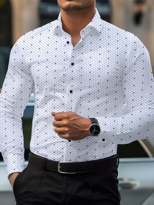 Recommended Selection of Men'S Shirts for 2025, Crafted with Care. Stylish Formal Shirts for Men Suitable for Spring And Autumn, Featuring Long Sleeves And Buttons, Perfect for Business Attire And Everyday Wear. Made from Wri