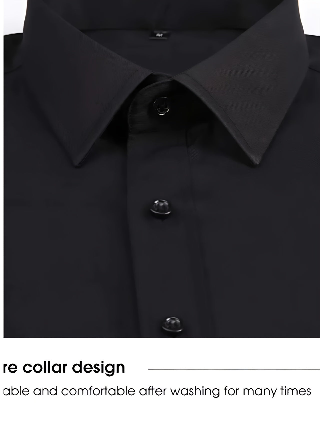 2pcs Autumn New Business Casual Formal Long Sleeve Shirt Slim Fit Open Collar Men's Long Sleeve Shirt