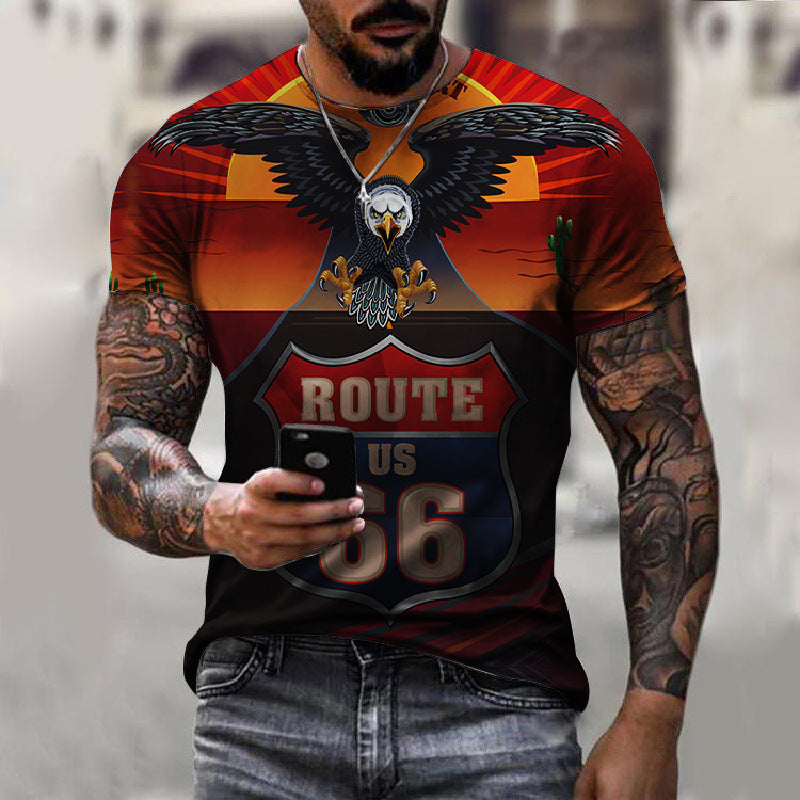 Marathon T-shirt Plus Size Men's