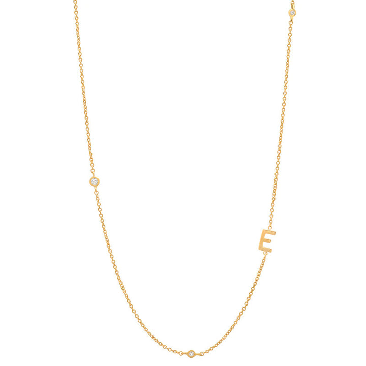 18K Gold Plated 26 Letter Stainless Steel Necklace