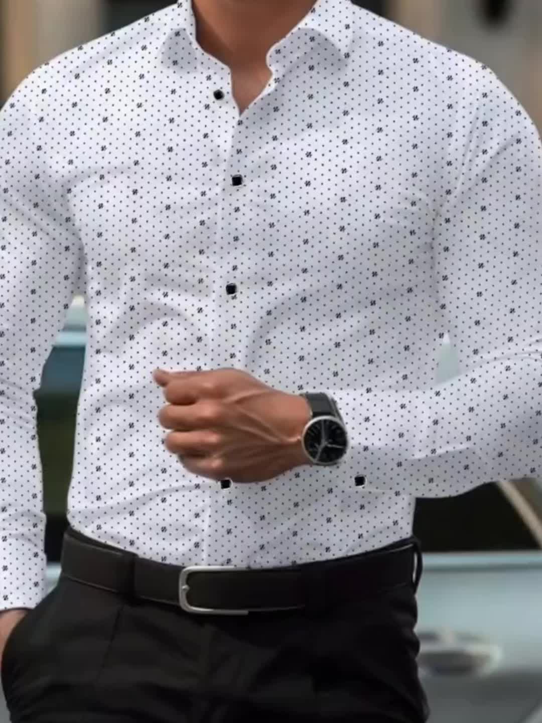 Recommended Selection of Men'S Shirts for 2025, Crafted with Care. Stylish Formal Shirts for Men Suitable for Spring And Autumn, Featuring Long Sleeves And Buttons, Perfect for Business Attire And Everyday Wear. Made from Wri