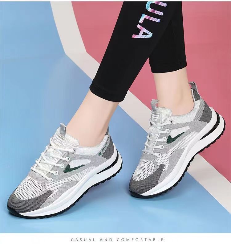 Lightweight Sneaker Fashion Running Shoes Mesh Breathable Casual Women's Shoes