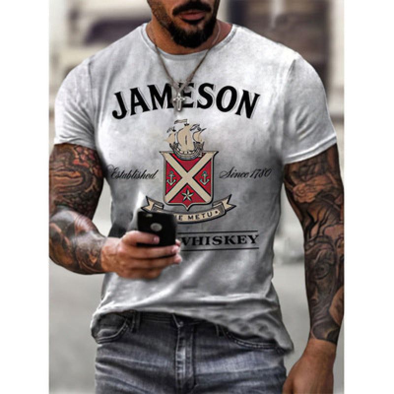 Marathon T-shirt Plus Size Men's