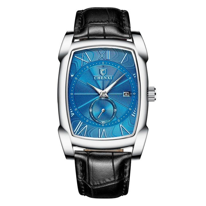 Square Men's Luminous Calendar Fashion Quartz Watch