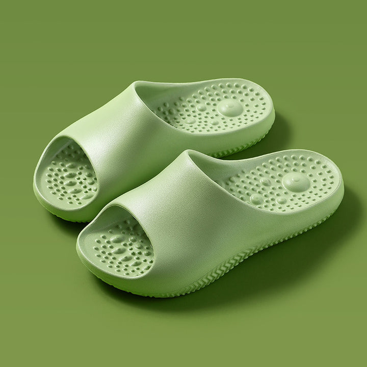 Anti-slip Home Slippers With Massage Sole Design Comfortable Non-slip House Shoes