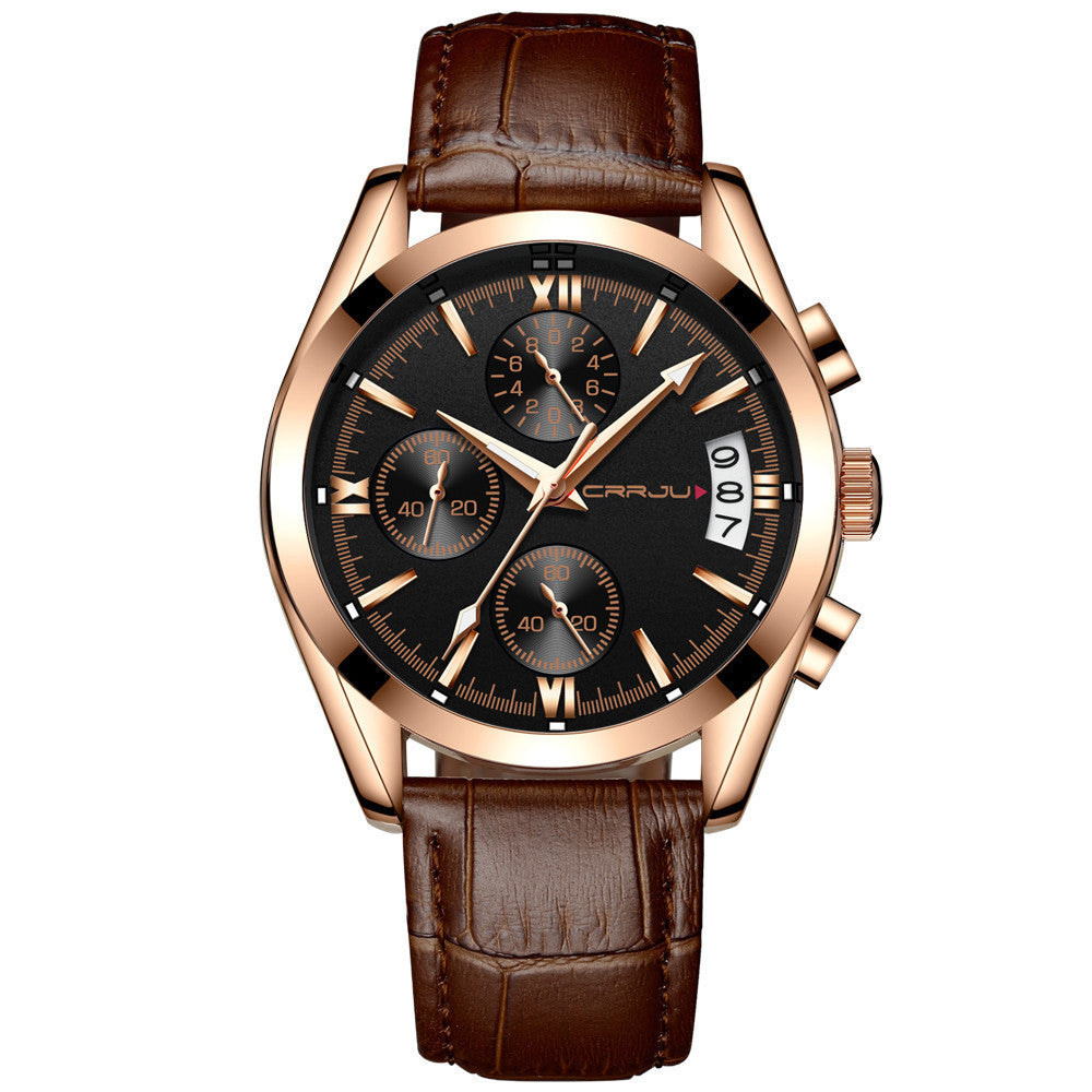 Men's Multi-functional Watch New Belt Business Leisure