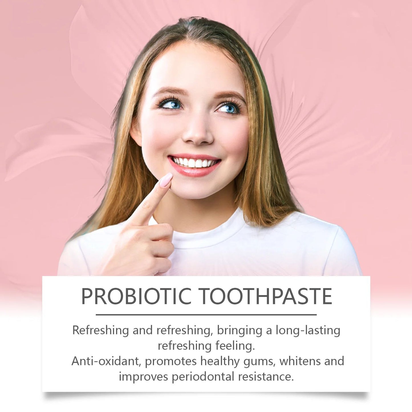 Oralhoe Probiotics Brightening Mint Toothpaste Fresh Breath Clean Beautiful Teeth Care For Teeth Oral Care