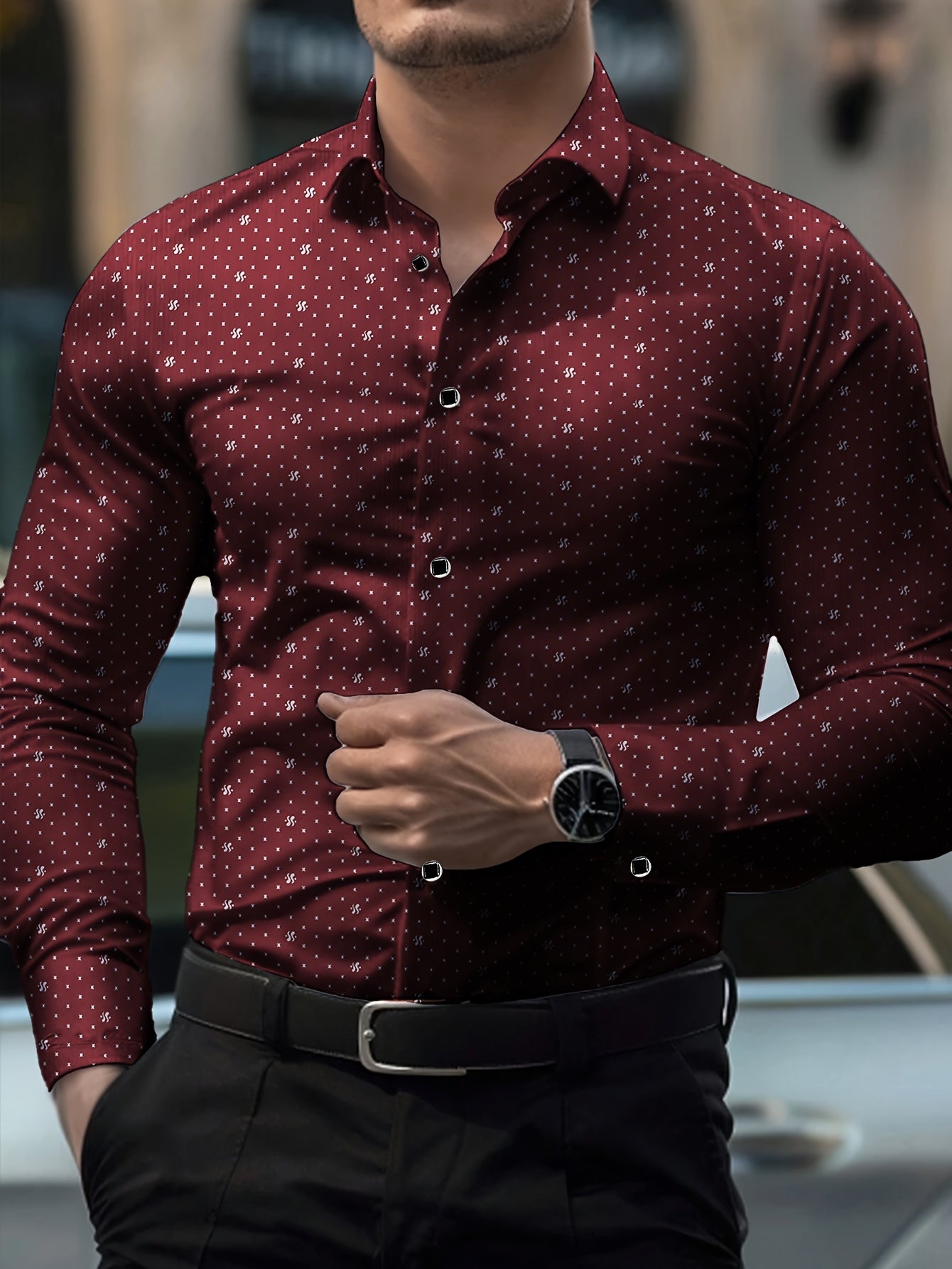 Recommended Selection of Men'S Shirts for 2025, Crafted with Care. Stylish Formal Shirts for Men Suitable for Spring And Autumn, Featuring Long Sleeves And Buttons, Perfect for Business Attire And Everyday Wear. Made from Wri