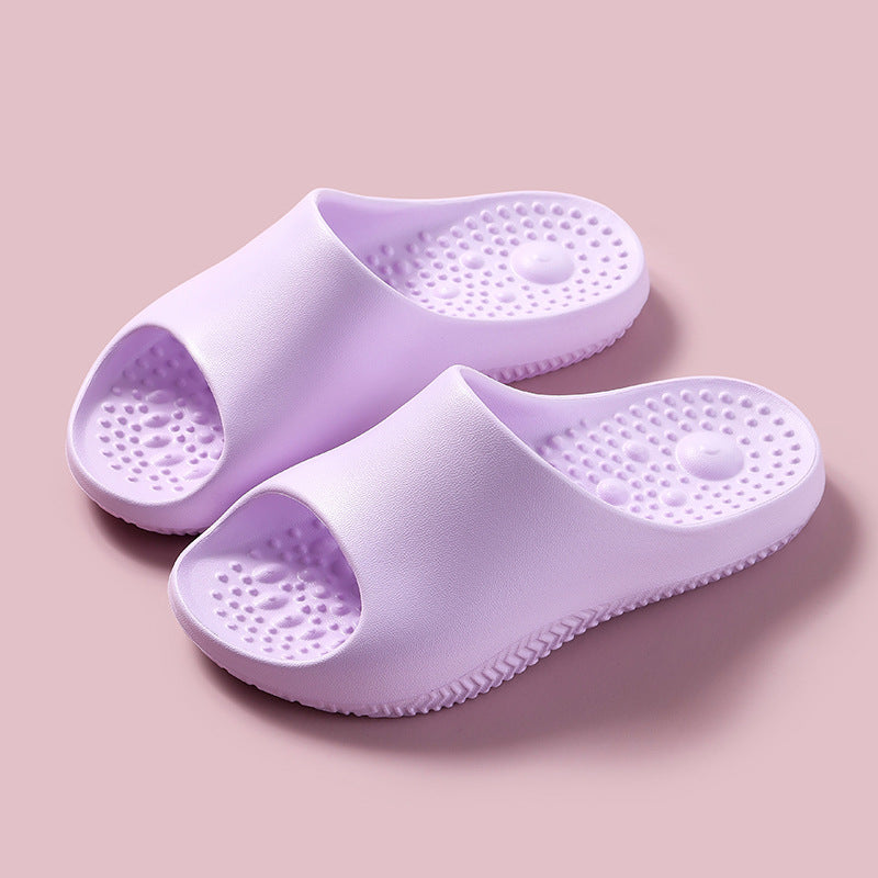 Anti-slip Home Slippers With Massage Sole Design Comfortable Non-slip House Shoes