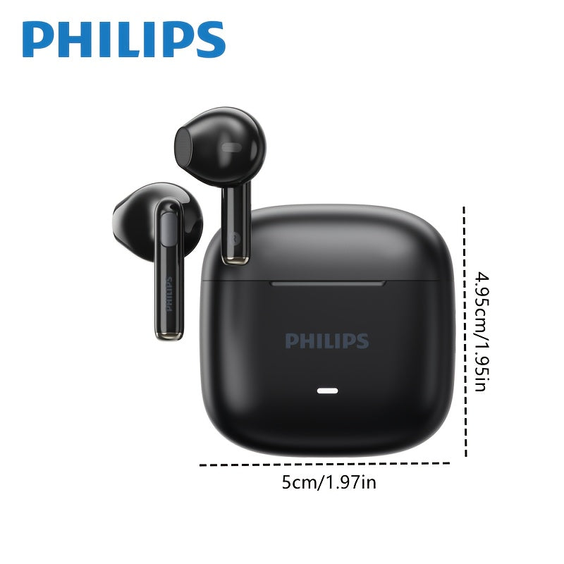 2025 Philips TAT1420 U - Shaped Patented Fit Long - Wear Wireless Earbuds Users Office Study Comfort