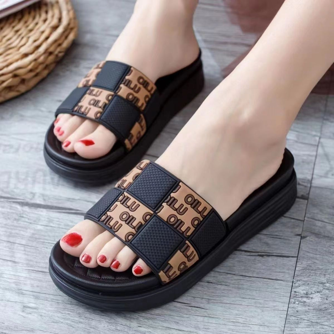 Thickened Summer Outdoor Women's Slippers