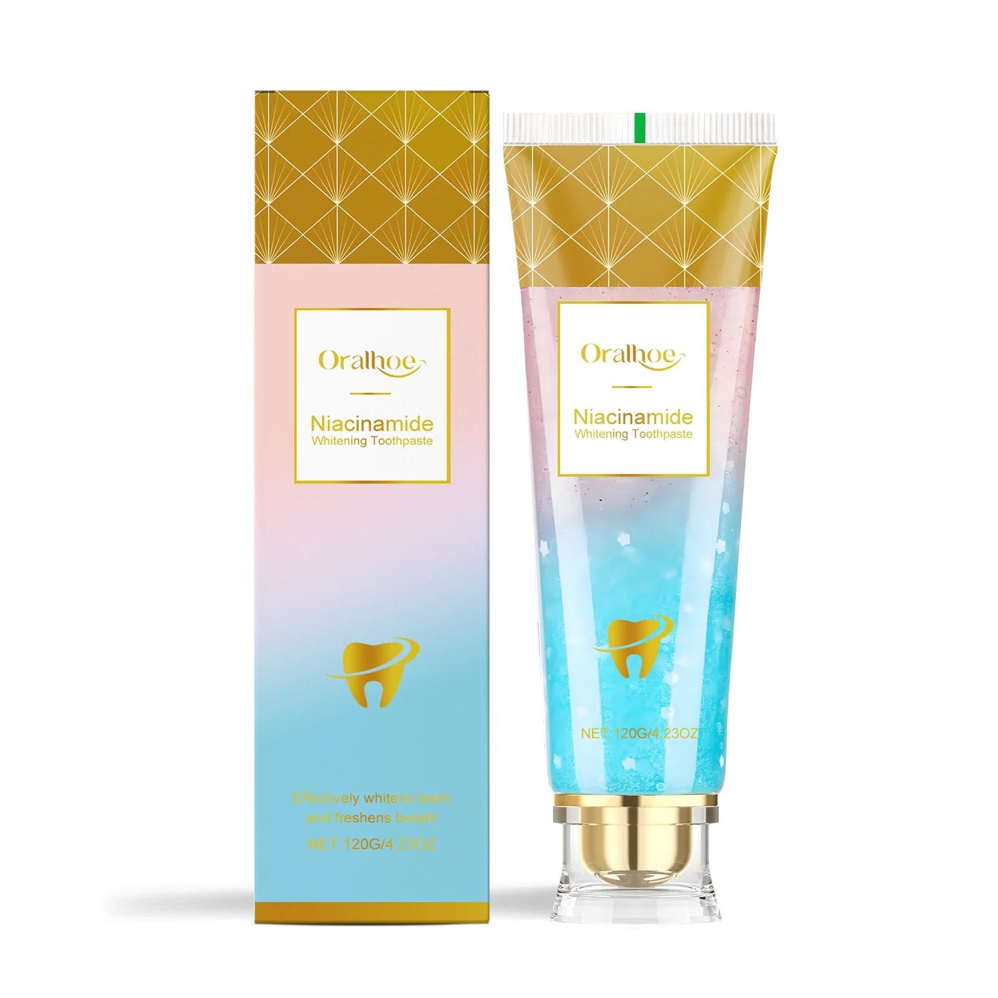 Oralhoe Brightening Toothpaste, Gentle Daily Care Toothpaste For Removing Stains, Brightening And Refreshing, And Reducing Odors