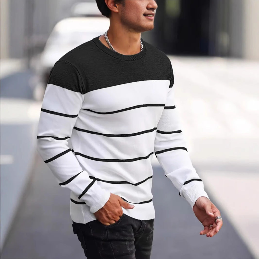 Men's Knitwear Fashion Crew Neck Casual Sweater