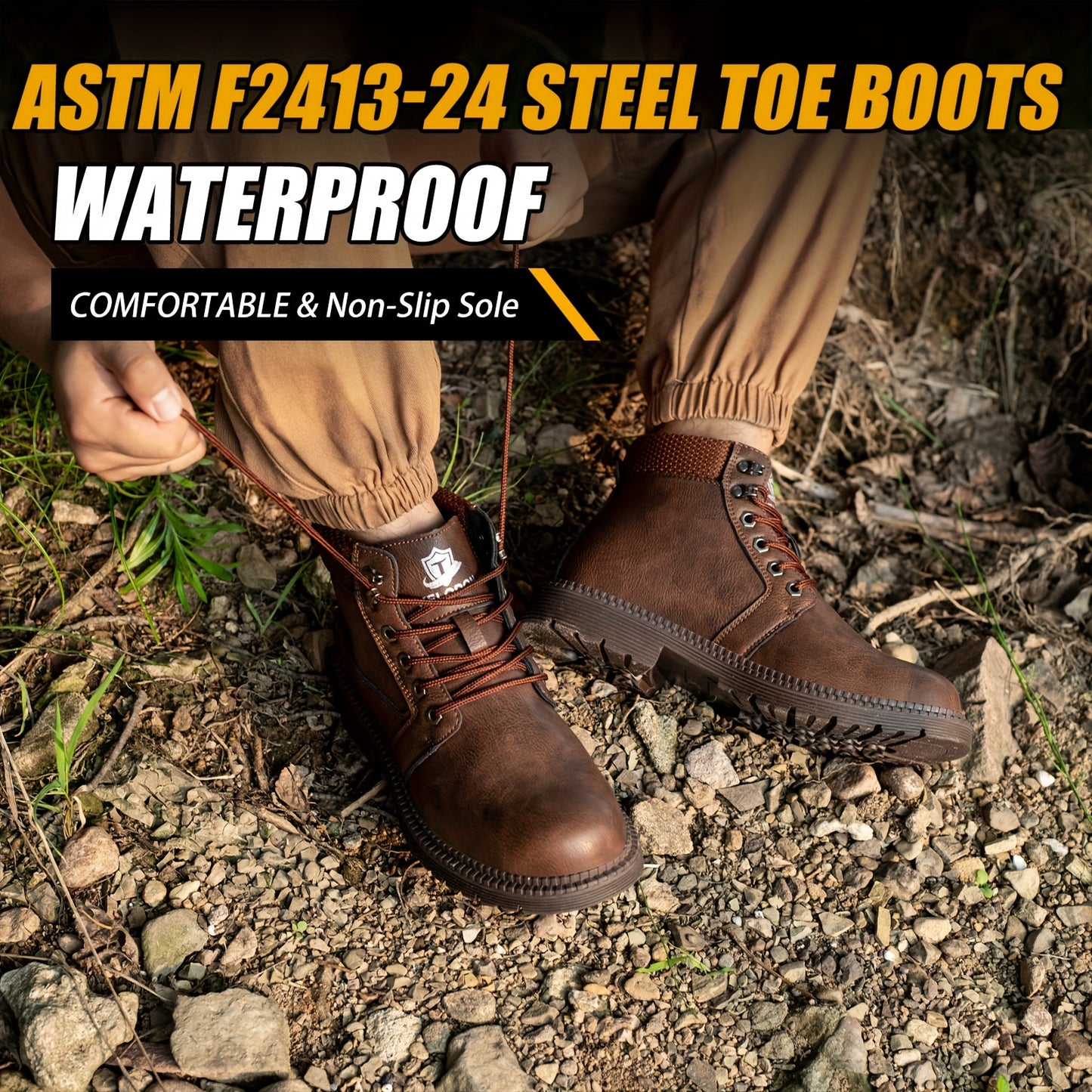 Men'S Heavy-Duty 6-Inch High Quality