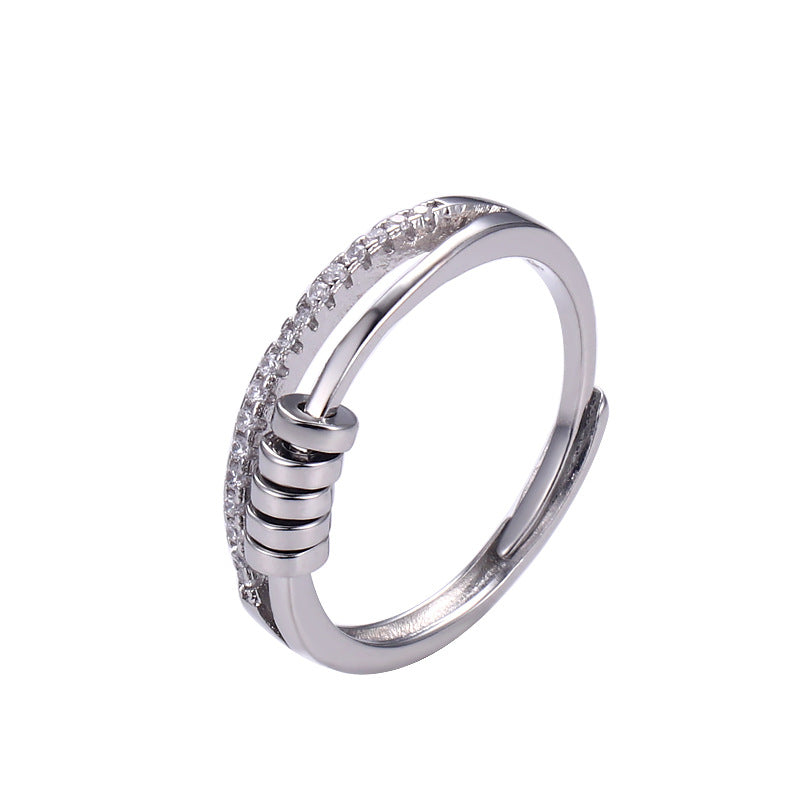 Simple Women's Temperament Good Luck Comes Ring