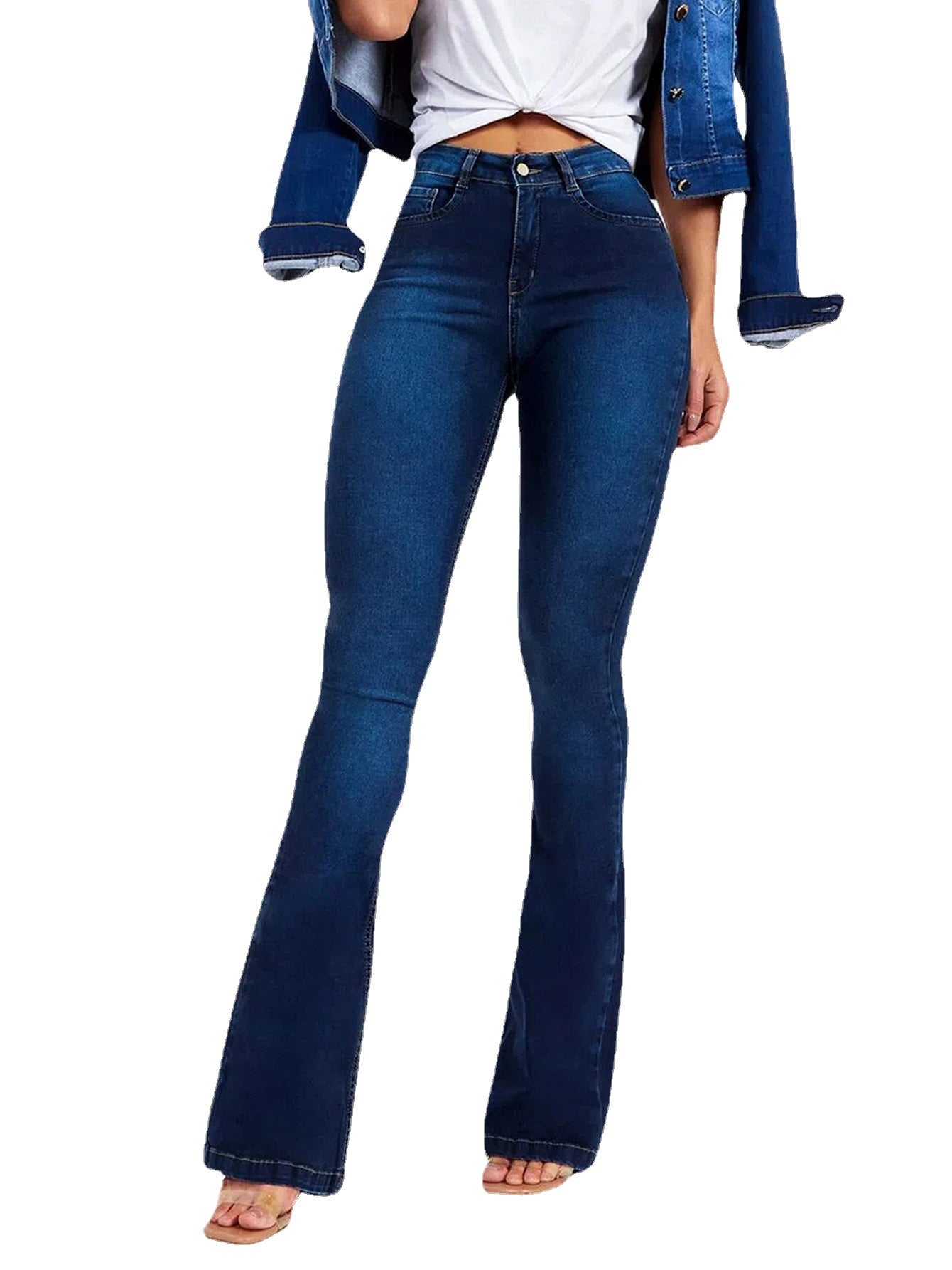 High Waist Slim Stretch Shaping Women's Jeans