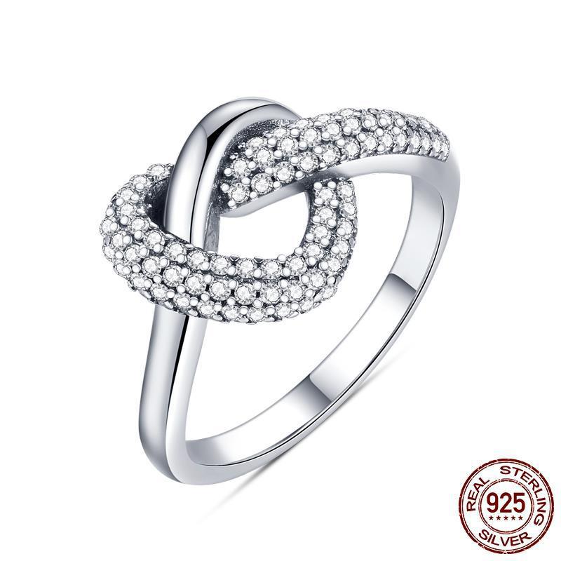 Sterling Silver Women's Fashion High-grade Light Luxury Ring