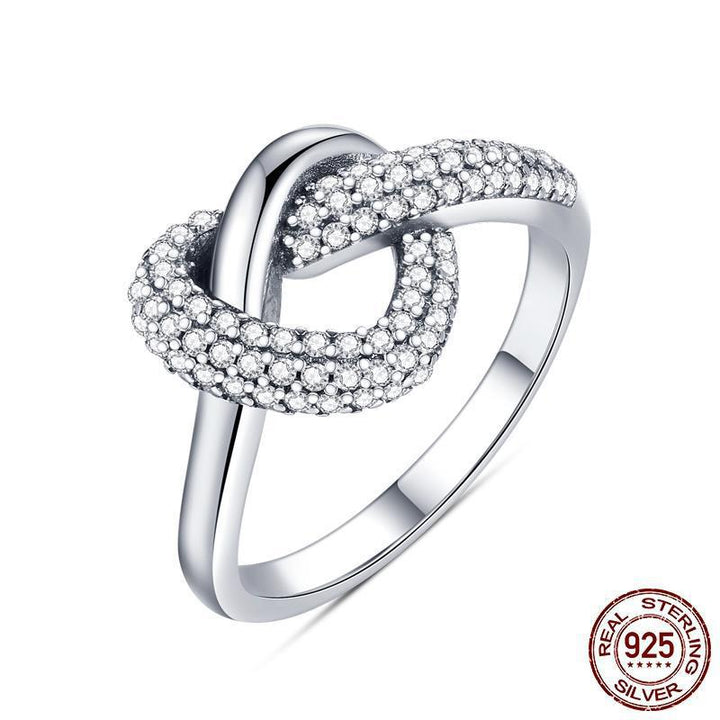 Sterling Silver Women's Fashion High-grade Light Luxury Ring