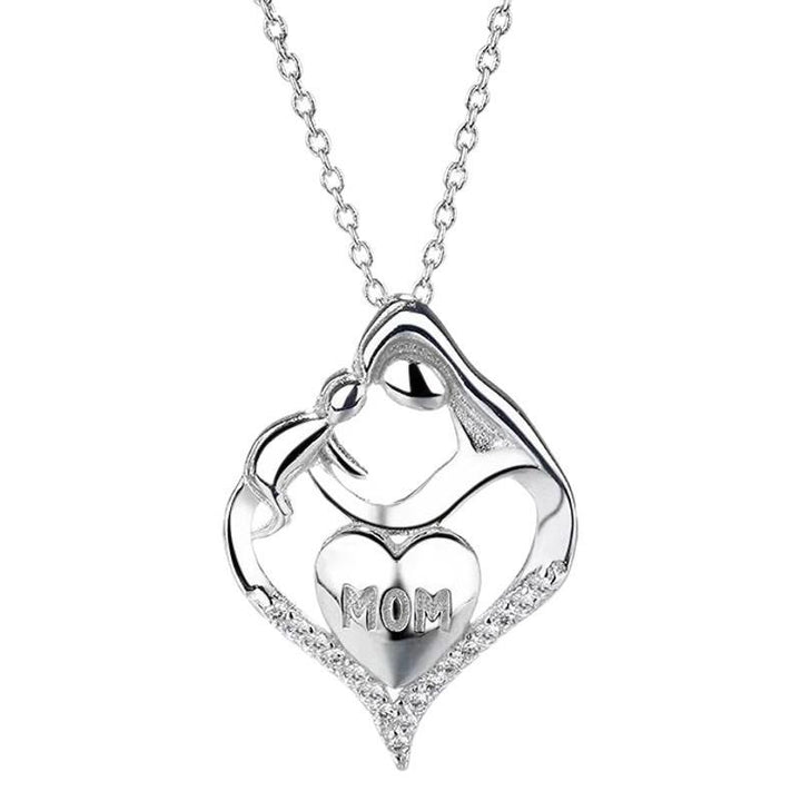 S925 Sterling Silver Pendant To Give Mom Simple Necklace