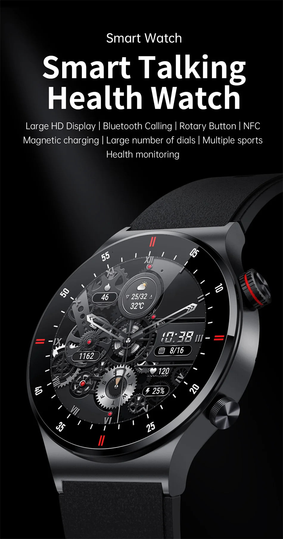 2025 New NFC Smart Watch Men