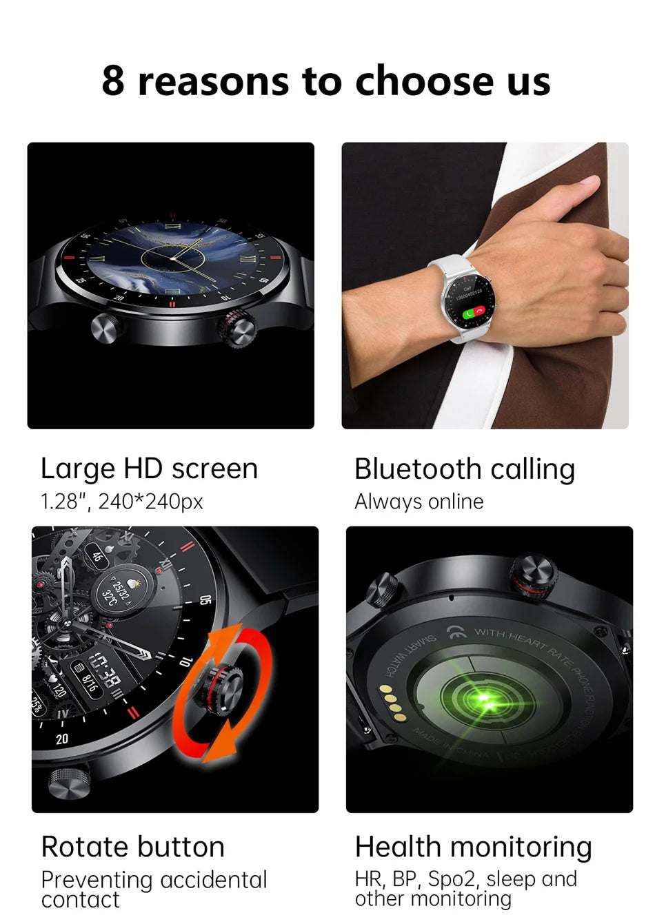 2025 New NFC Smart Watch Men