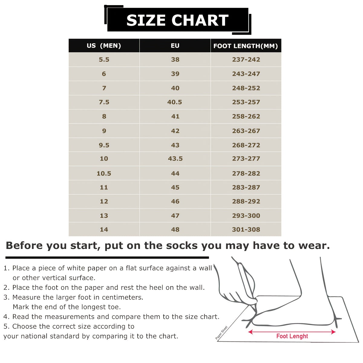 Men'S Heavy-Duty 6-Inch High Quality