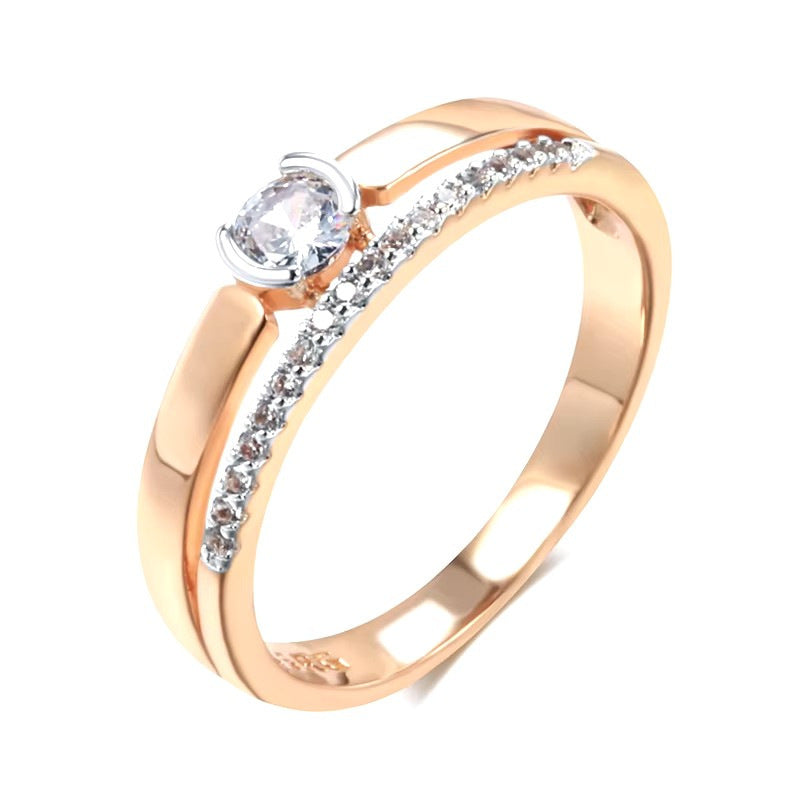 Stylish Graceful Simple Zircon Women's Ring