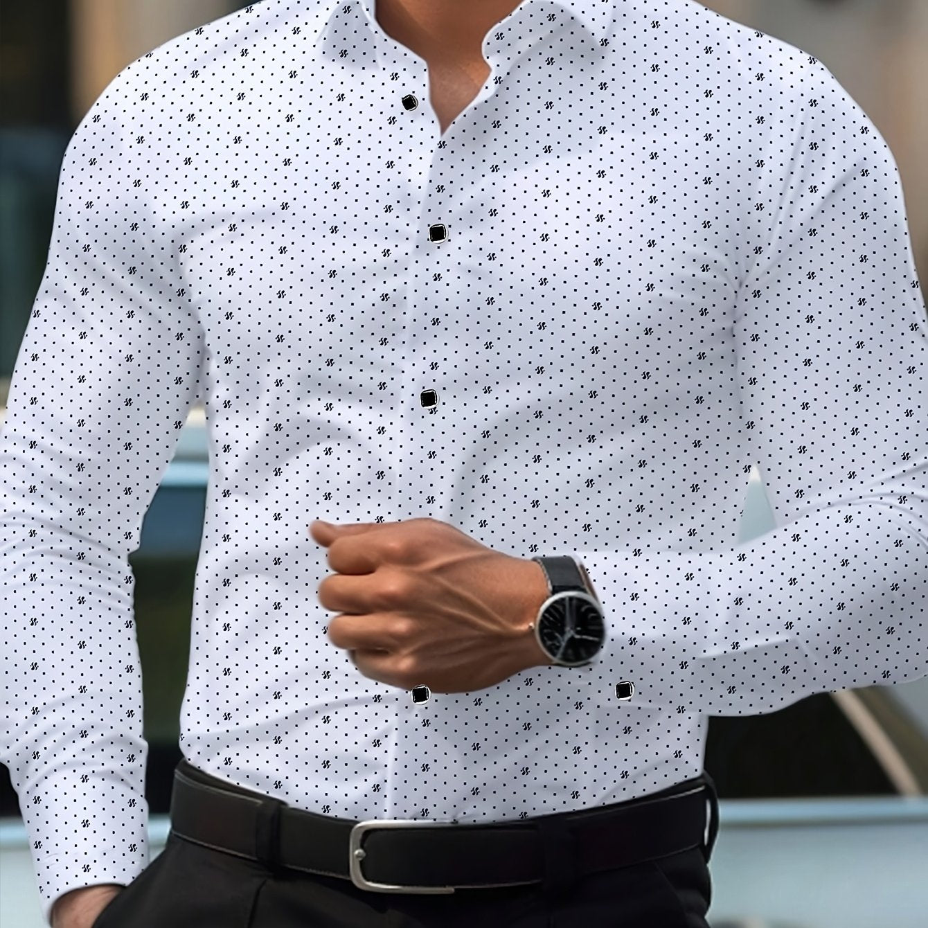 Recommended Selection of Men'S Shirts for 2025, Crafted with Care. Stylish Formal Shirts for Men Suitable for Spring And Autumn, Featuring Long Sleeves And Buttons, Perfect for Business Attire And Everyday Wear. Made from Wri