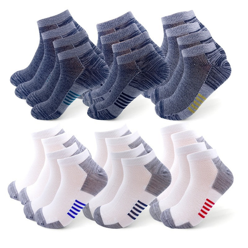 12 Pairs Of Durable Sports Socks, Breathable Running Socks, Good For Daily Wear, Women's And Men's Socks, Ankle Socks, Invisible Socks