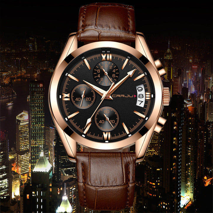 Men's Multi-functional Watch New Belt Business Leisure